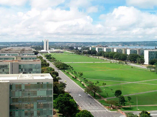 Esplanada dos Ministérios e Congresso Nacional